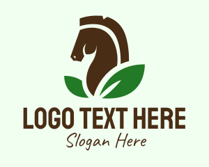 Stallion - Wild Organic Horse logo design