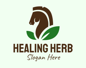 Wild Organic Horse  logo design