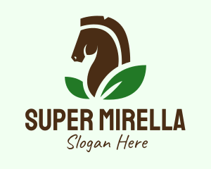 Herbal - Wild Organic Horse logo design