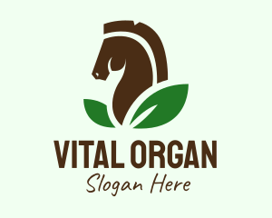 Wild Organic Horse  logo design