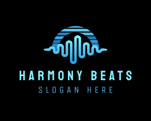Soundtrack - Music Sound Waves logo design