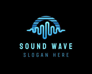 Music Sound Waves logo design