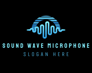 Music Sound Waves logo design