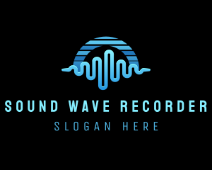 Music Sound Waves logo design