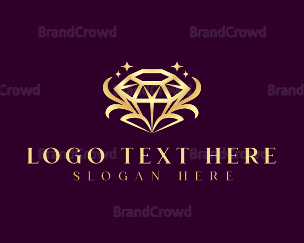 Diamond Gemstone Jewelry Logo