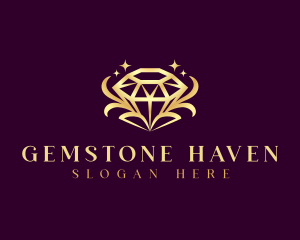 Diamond Gemstone Jewelry logo design