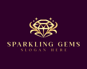 Diamond Gemstone Jewelry logo design