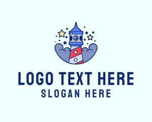 Nautical - Night Camera Tower logo design