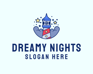 Night Camera Tower logo design