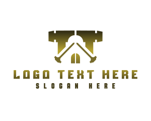 Home Improvement - Carpentry Repair Renovation logo design