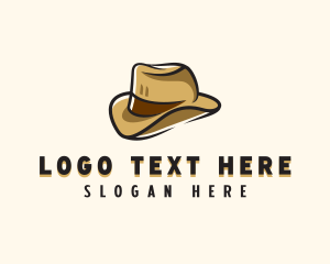 Hat - Western Cowboy Hat logo design