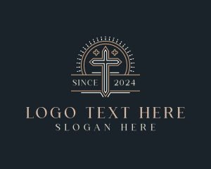 Ministry - Holy Crucifix Parish logo design