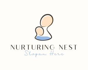 Mother Baby Parenting logo design