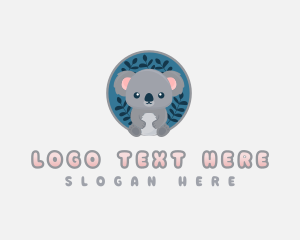 Dingo - Australian Cute Koala logo design