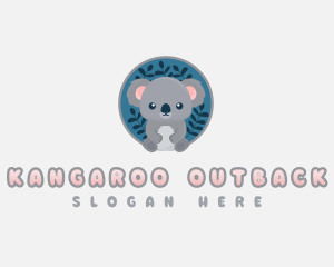 Australian Cute Koala logo design