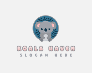 Australian Cute Koala logo design