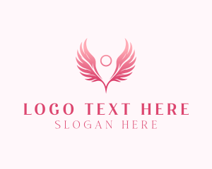 Heaven - Halo Angel Memorial logo design