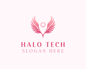 Halo Angel Memorial logo design