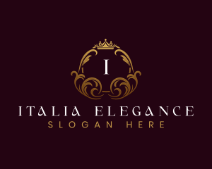 Royalty Elegant Crown logo design