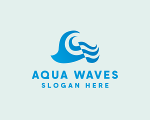 Splash Water Wave logo design