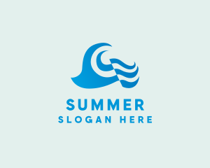 Splash Water Wave logo design