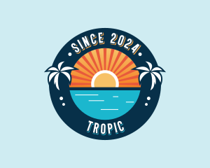 Beach Sea Toursim logo design