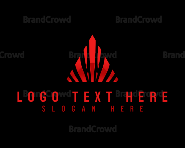 Business Triangle Pyramid Logo