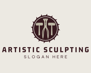 Carpentry Repair Tools logo design