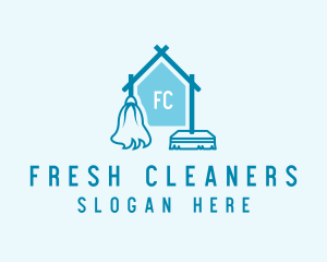 House Chore Cleaner logo design