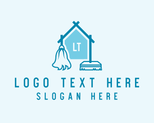 Cleaning - House Chore Cleaner logo design