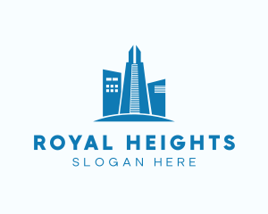 High Rise Tower Building logo design