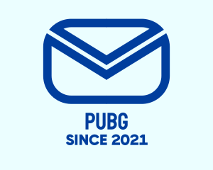 Blue Mail Envelope  logo design