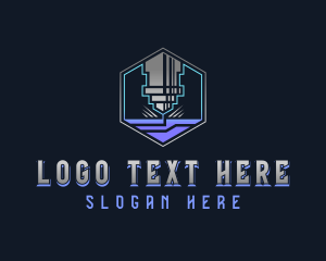 Mechanical - CNC Laser Fabrication logo design