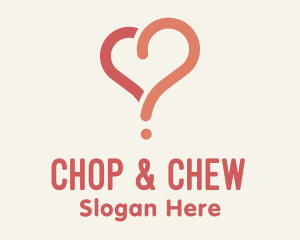 Love Heart Question Logo
