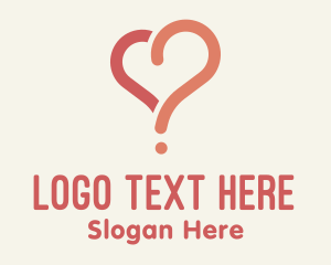 Love Heart Question Logo