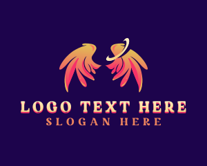 Religion - Holy Angel Wings logo design