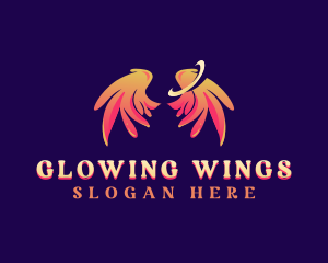 Holy Angel Wings logo design