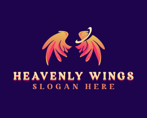 Holy Angel Wings logo design