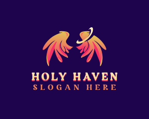 Holy Angel Wings logo design