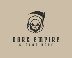 Angry Grim Reaper logo design