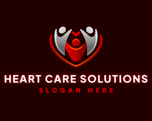 Charity Heart Community logo design