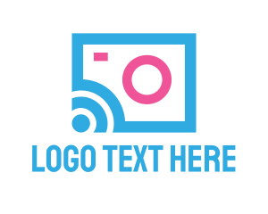 Lens - Wireless Video Cam logo design