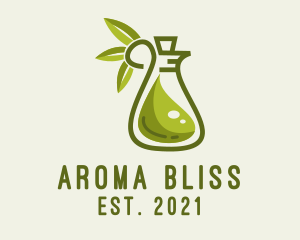 Diffuser - Olive Oil Bottle logo design