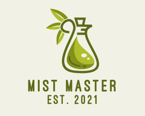 Humidifier - Olive Oil Bottle logo design