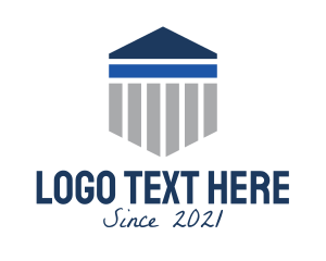 Legal - Legal Courthouse Building logo design