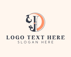 Fashion Designer - Stylish Boutique Letter D logo design
