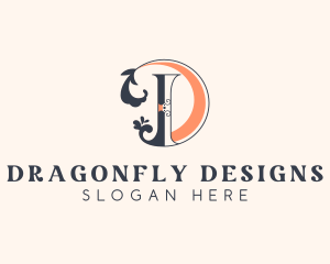 Stylish Boutique Letter D logo design