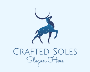 Blue Deer Astrology logo design