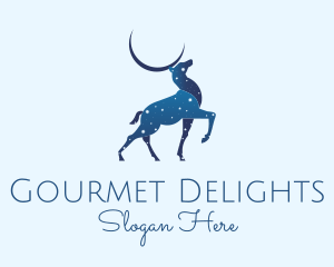 Blue Deer Astrology logo design