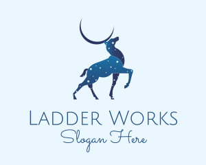 Blue Deer Astrology logo design